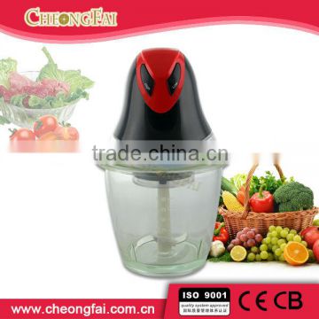 ABS Glass Bowl Low Noise Food Chopper