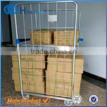 China collapsible metal wire roll container