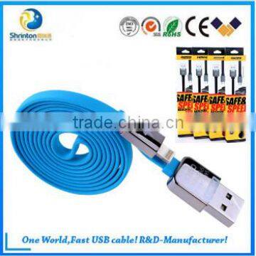 Newly design Remax high speed 2.1A 100cm flat usb cable