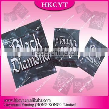 Customized Bags Black Diamond Herbal Incense Bag