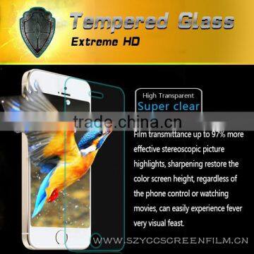 Anti shock tempered glass screen protector for iphone 5S/5C SE 4.7 inch