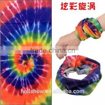 Microfiber Polyester Magic Tube Seamless Multifunctional Colorful Printing Custom Bandana