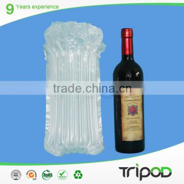 Clear Plastic Mailing Tubes, Red Wine Air Pack