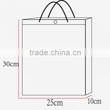 Hot Selling Portable Hand Length Handle Clear PVC Plastic Bag for Toilet Articles/ Portable Toiletries Packaging Bag for a Trip photo-3