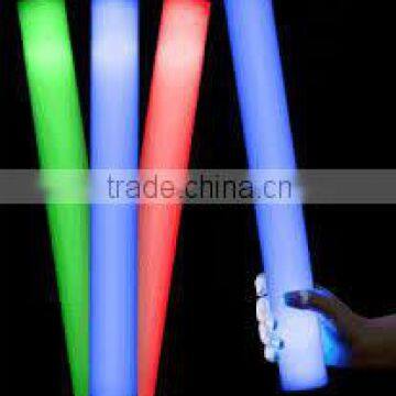 Rainbow led foam stick customize brand