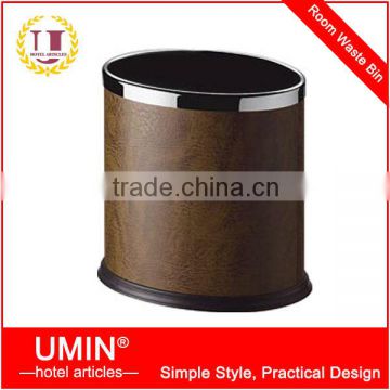 Faux Leather Hotel Room Dustbin