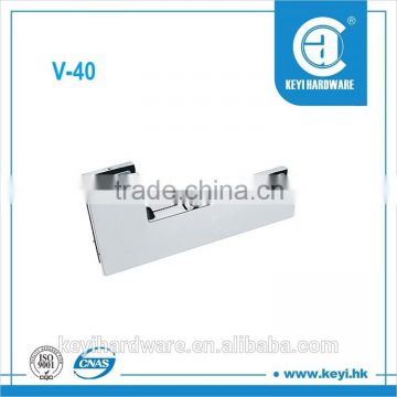 High quality Stainless steel glass door fitting/glass door clamp(V-40)