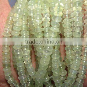 Natural Prehnite Roundlle Beads