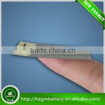 Cheap Ultra-thin 3.7v 12mAh flexible battery