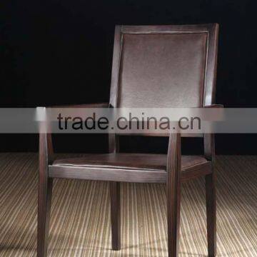 Solid wood hotel arm chair XY462