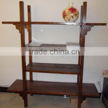 Chinese Antique Furniture Elm Wood Shelf