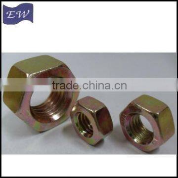 carbon steel with zinc plated hex nuts( DIN934)