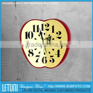 Fridge Magnet Apple Shape Wall Clock