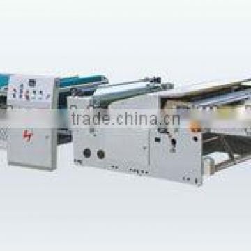 high speed semi automatic adsorb flute laminating machine