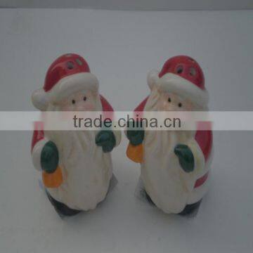 Ceramic Christmas Salt and Pepper Shakers With Christmas Items photo-3