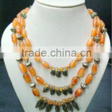 Tribal Gemstone necklace