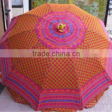 Handmade garden umbrellas