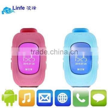 Cheapest Kids Smart Watch GPS Tracker, Smart Watch IOS with GPS+SOS+SIM+Anti-lost Children Watches