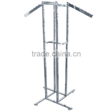 Store Stainless Steel Garment Clothes Display Rack