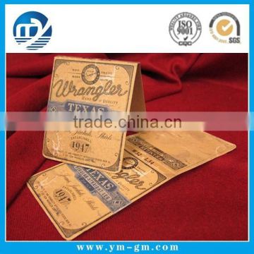 Factory ptice recycled paper hang tag