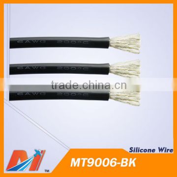 Maytech high flexible silicon cable Black 6AWG soft Silicon Power Wire