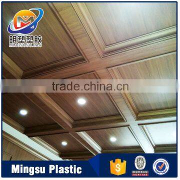 Liaoning China supplier eco indoor composite PVC ceiling panel & railings-customized design