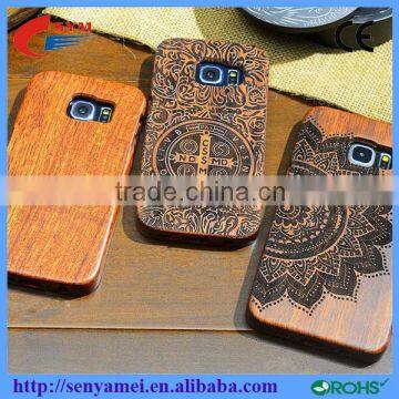 high quality OEM hard cover wood case for samsung s7 s7 edge