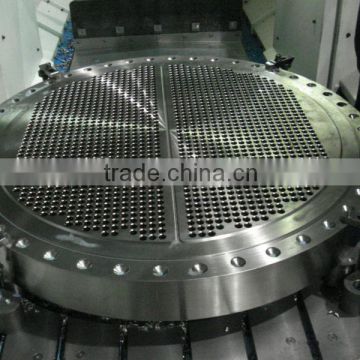 Steel casting piece tube plate/C61400 tube sheet