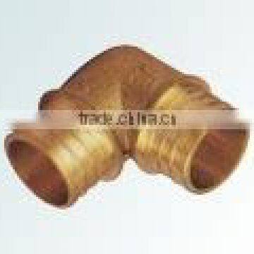 equal elbow crimp fitting roud head for pex pipe