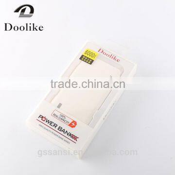 2016 Newest 6000mah Led Torch Light Outdoor Pocket Power Bank photo-6