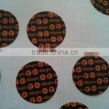 embossing capsule foil lid