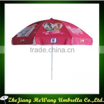 Hot Sale Promotional Outdoor Polyerster Fabric Beach Umbrella Windproof Fashion China Supplier Printing Logo Umbrella photo-5