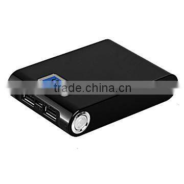 Portable LCD screen Power bank 10400mAh easy to carry and using great life companion