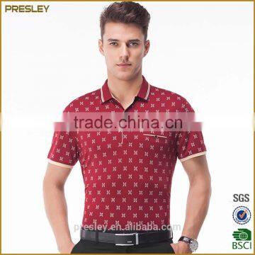 High quality custom 100% cotton mens sublimated polo shirt from China