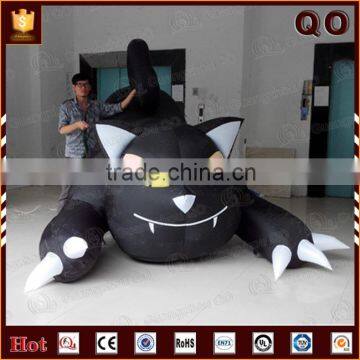 Vivid design giant inflatable product cartoon character outdoor decoration halloween cat