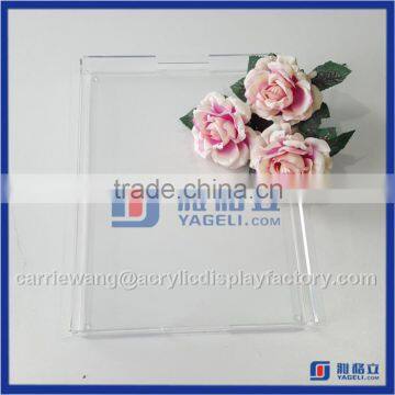 China Yageli Clear Acrylic Serving Trays Wholesale With Handle photo-2