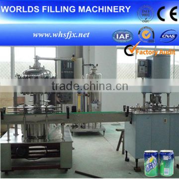 Soda can beverage production line