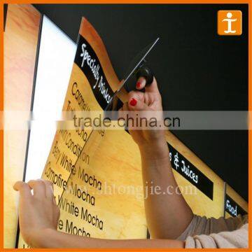 Hot Sale Customized Full Colour Printing PET Lightbox Film,PVC Lightbox Film