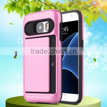 Brandnew sublimation combo TPU armor case for Samsung Galaxy S7 edge 5.5inch mobile cover