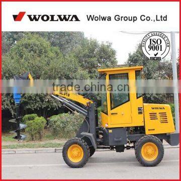 1.5ton 1.6ton 1.8ton mini auger drilling loader machine from factory supplier