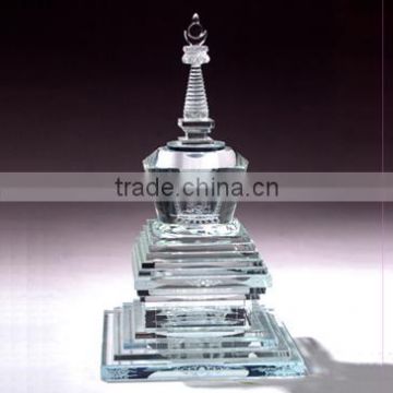 The pagoda type crystal casket