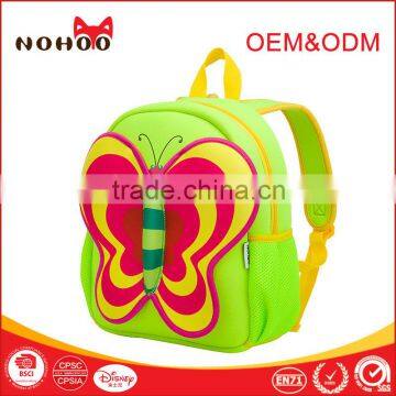 China wholesale cheap cartoon butterfly cute school bag kids school bag backpack for kindergarten children