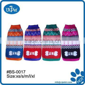 colorful dog sweater for winter