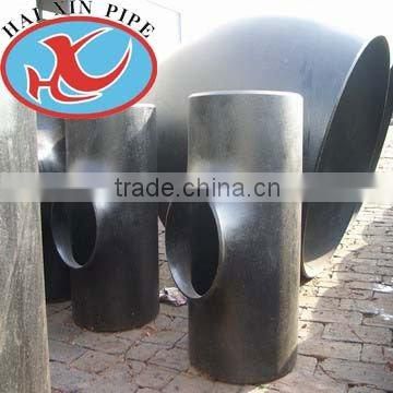 seamless butt welding carbon steel tee, pipe tee