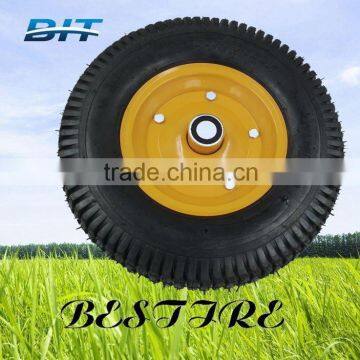 Top Quality 400-8 Diamond Pattern Wheelbarrow Wheel photo-5