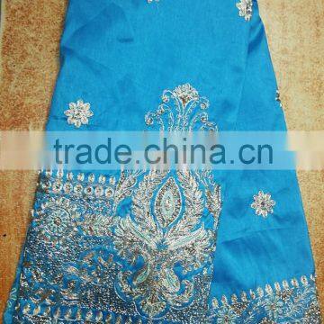 2015 Fashion African George Lace High Quality African George Lace Fabric for Woman Paty Dressing African Lace George With Flower