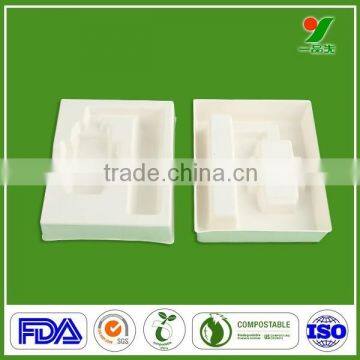 Eco-friendly waterproof biodegradable molded paper pulp pack