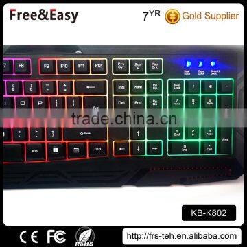 Factory Price USB 104 Keys RGB Backligth Computer Gaming Keyboard photo-2
