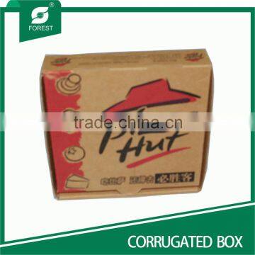 KRAFT PAPER PRINTED PIZZA CURRAGATED BOX