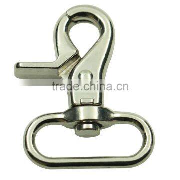 Eco-friendly 30mm heavy duty metal shoulder strap parts trigger swivel hook for bag strap